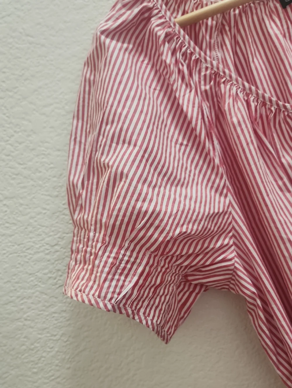 J. Crew Pink and White Striped Maxi Dress - Picture 6 of 14